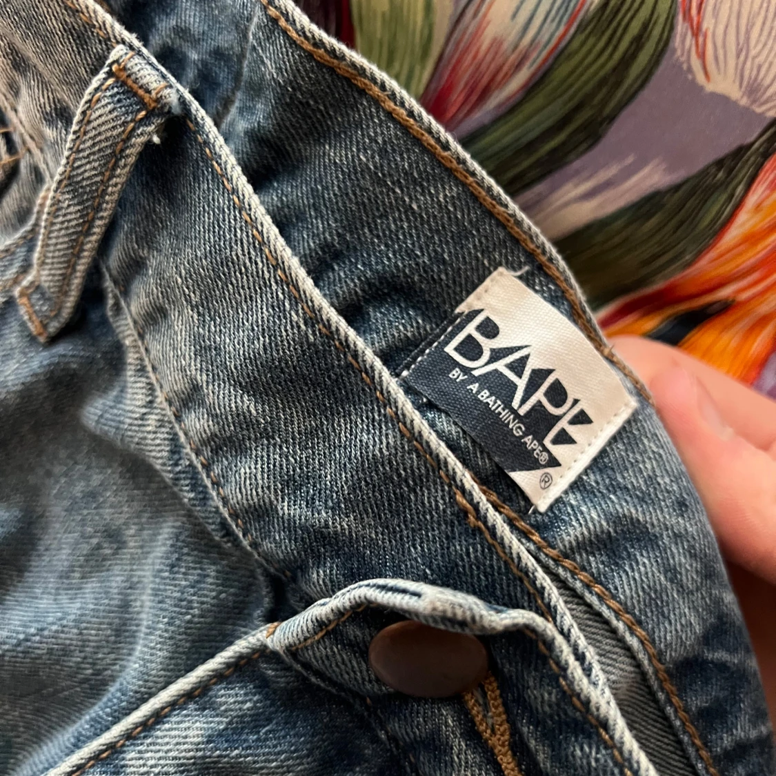 BAPE jeans - Med tryck - 3