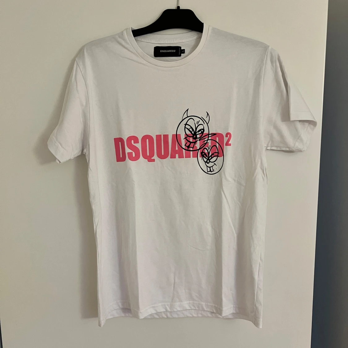 Vit DSQUARED2 t-shirt med tryck