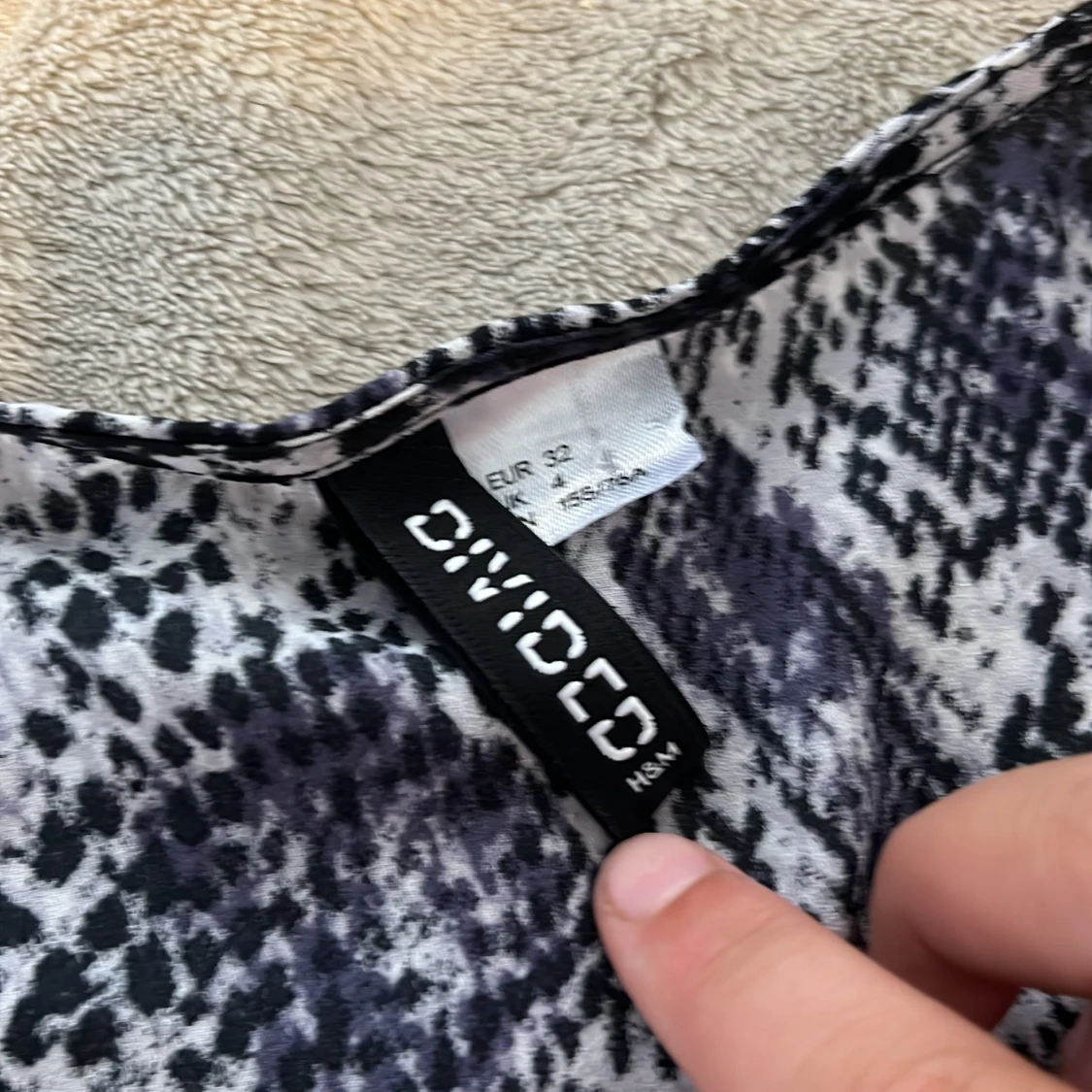 Leopardmönstrad omlottopp från H&M - 1