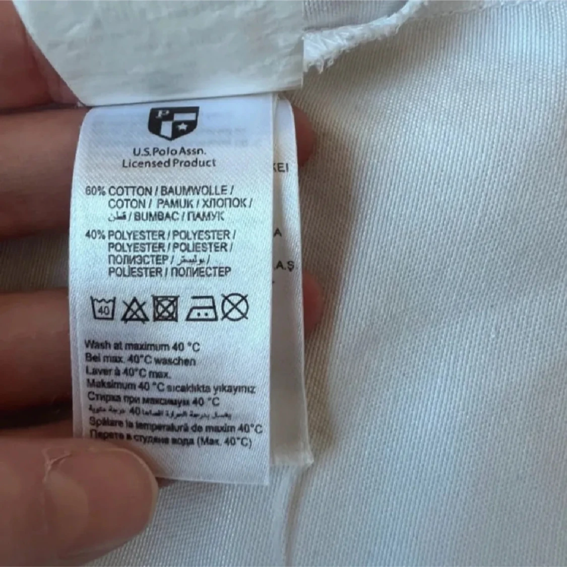 Vit skjorta från U.S. Polo Assn, stl 36 - 3