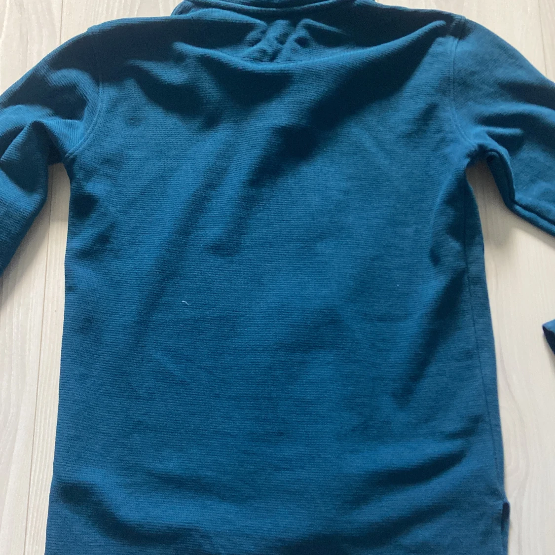 Blå half zip tröja från Lyle & Scott - 1