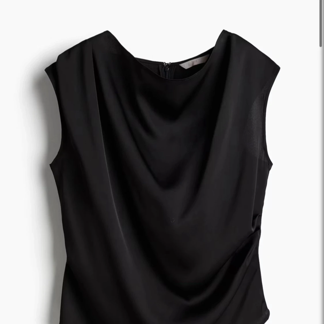 Svart satintopp😍🥂 - 90