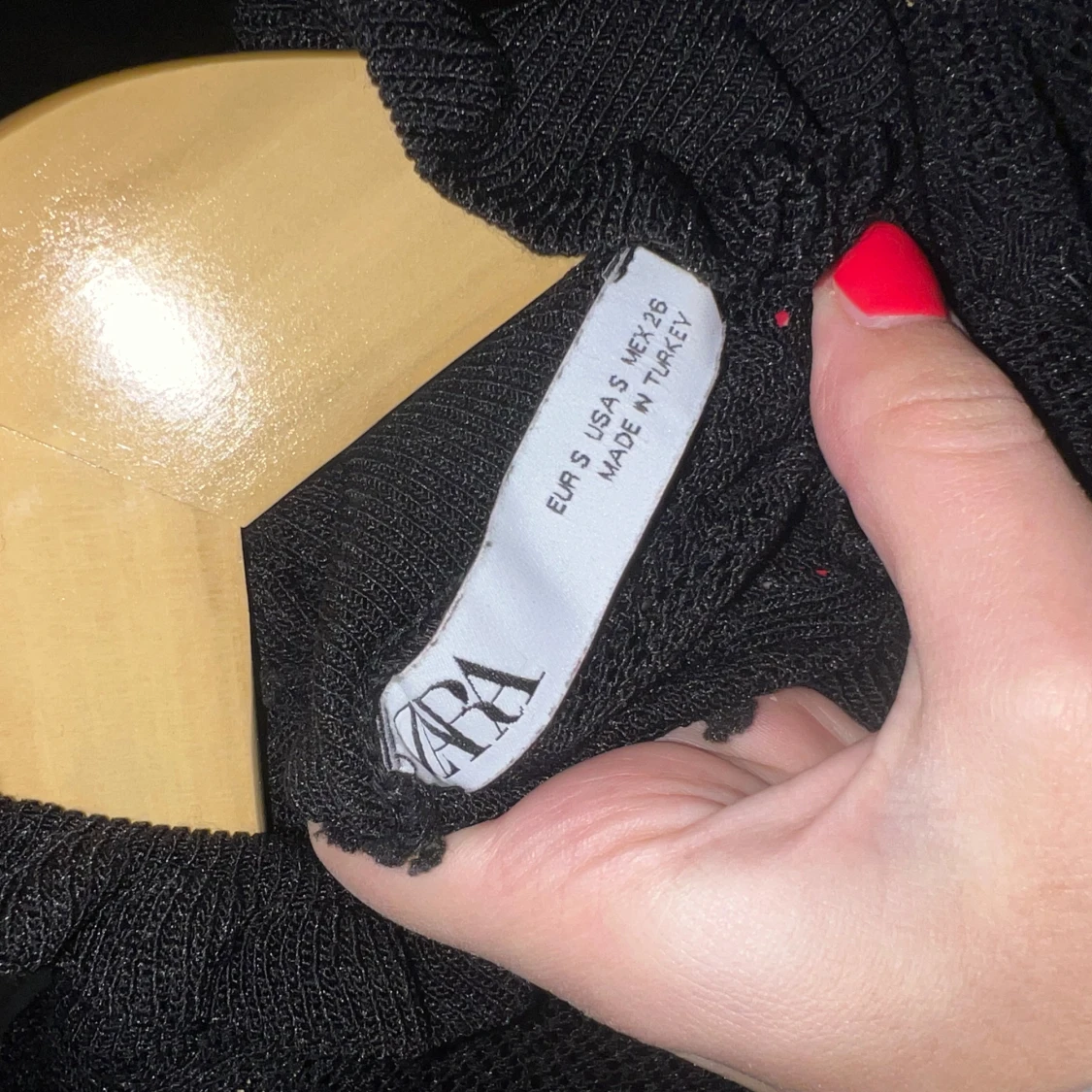 Svart spetsblus  - 3