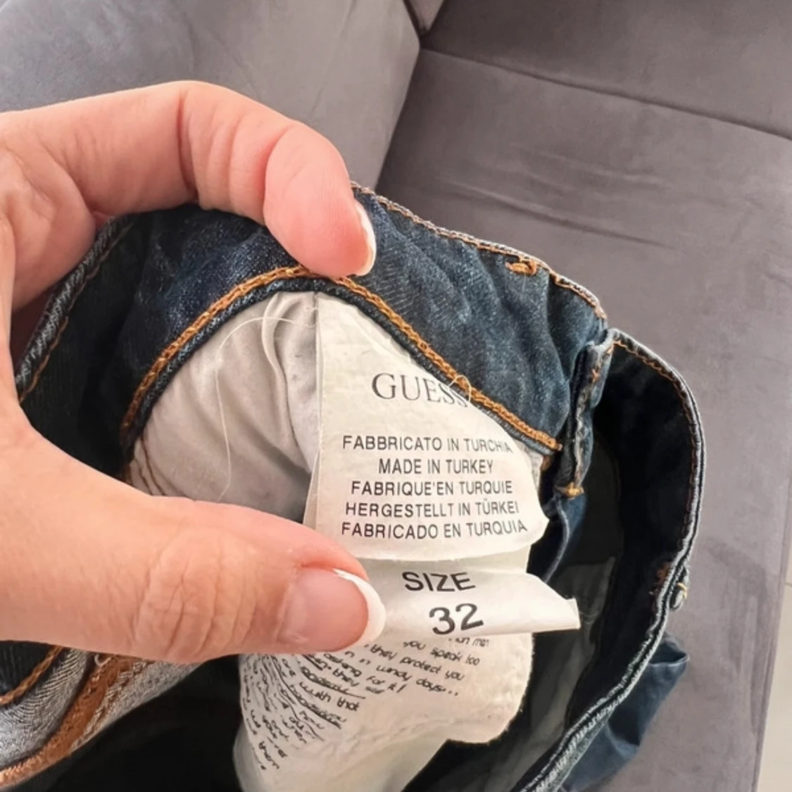 Blå jeans från Guess - 3