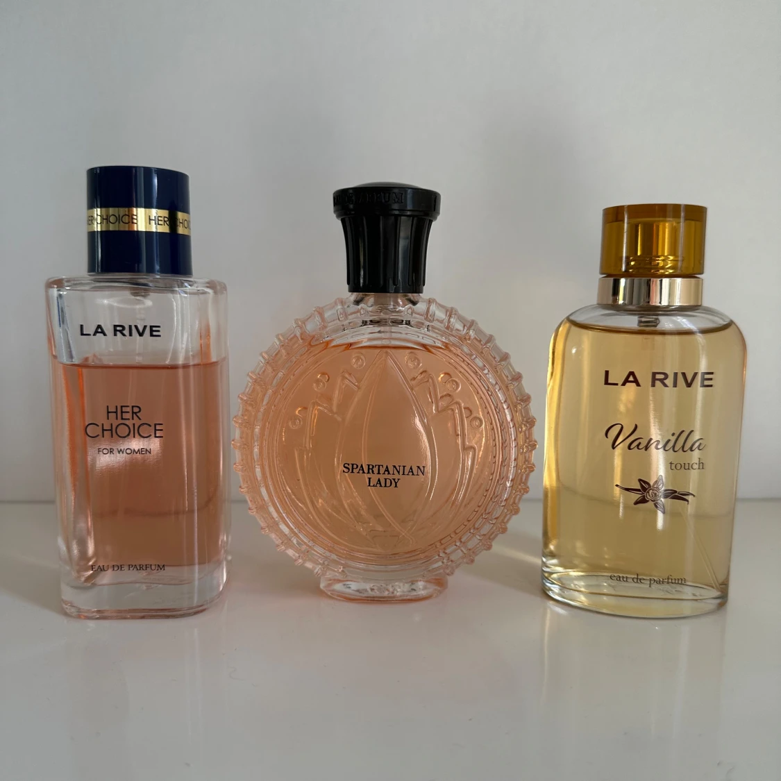 Tre parfymer från Rusta 