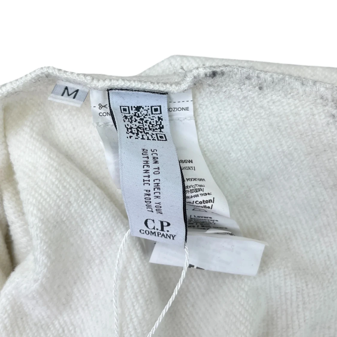 Vit sweatshirt från C.P. Company - 4