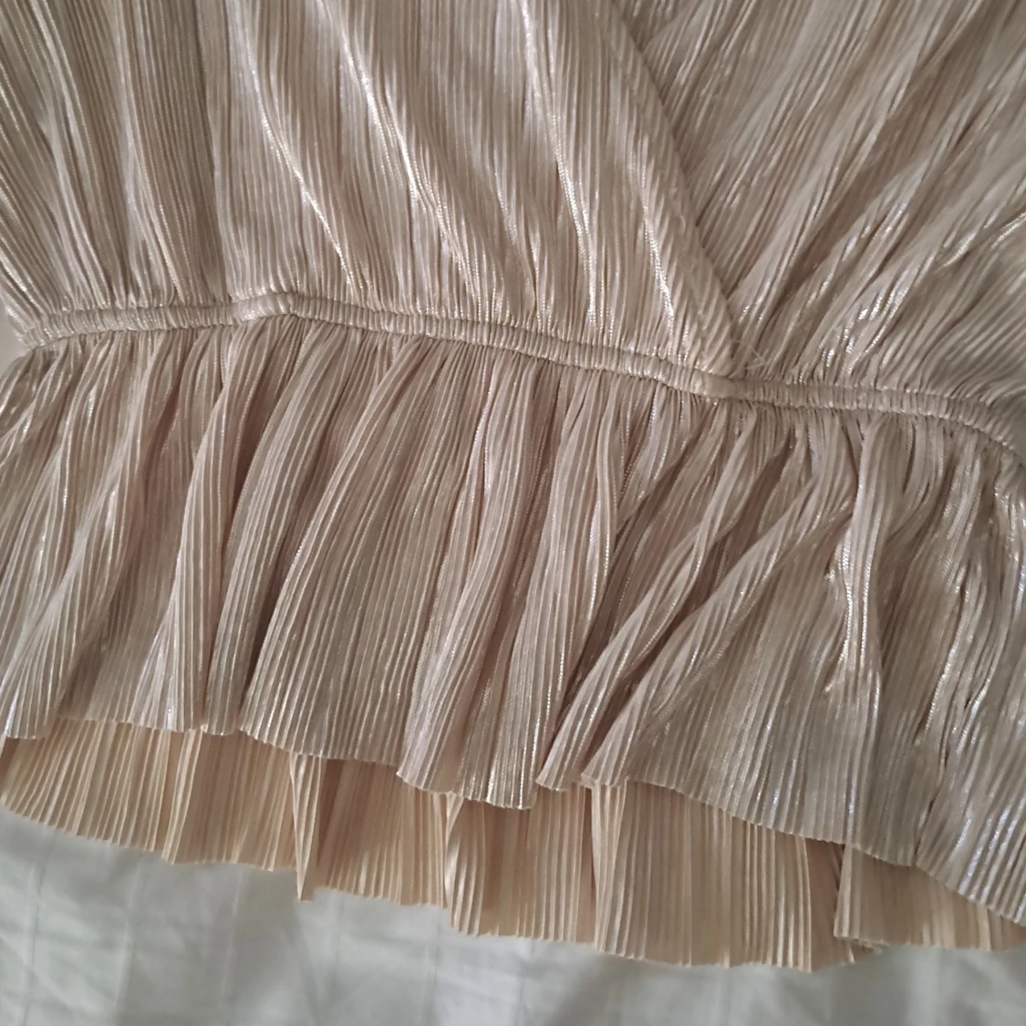 Champagnefärgad blus - 2