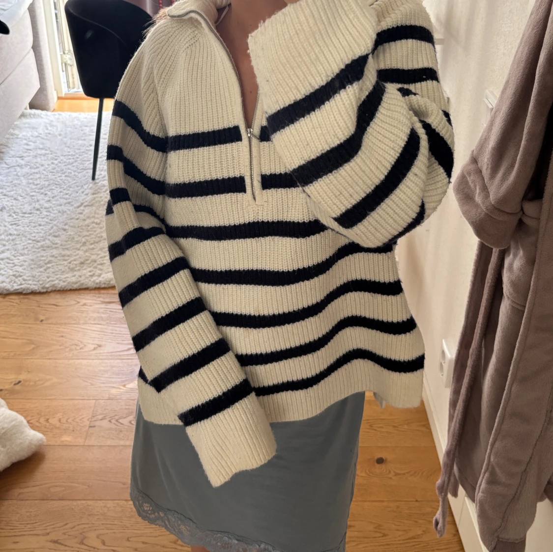 Stickad tröja från zara - 1