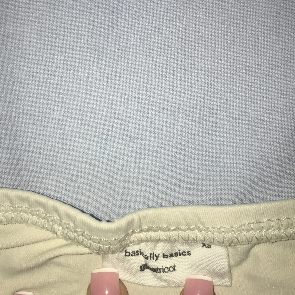 Beige linnetopp från Gina Tricot XS - 3