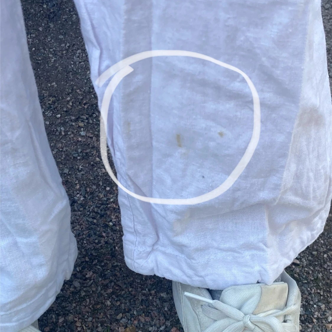 Vita linnebyxor  - 2