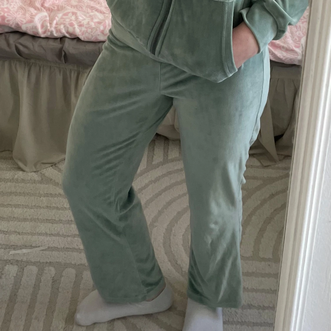 Gröna mjukisbyxor från Zink