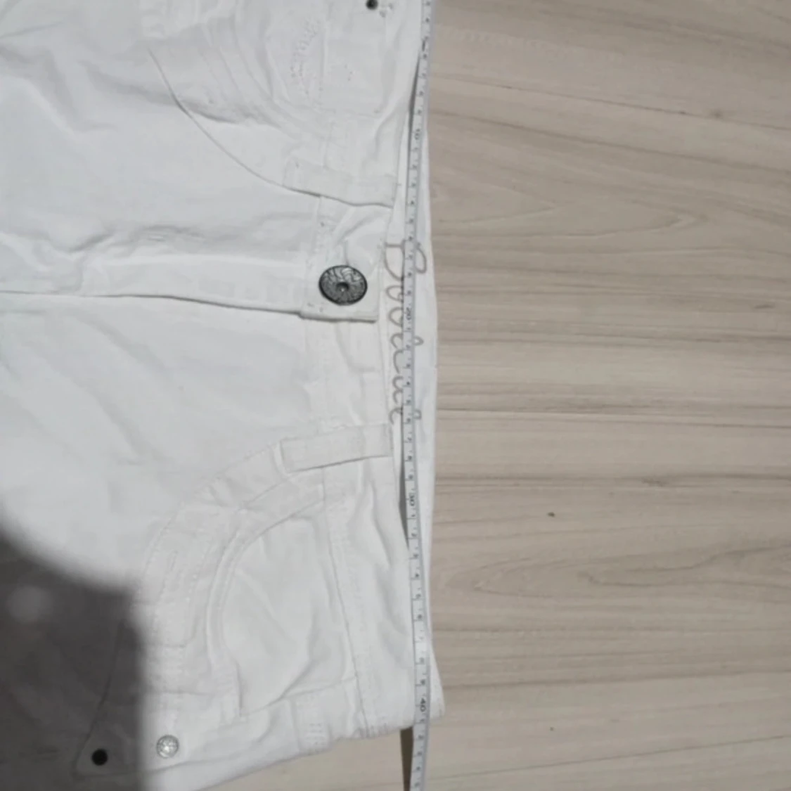 Vita bootcut byxor - 1