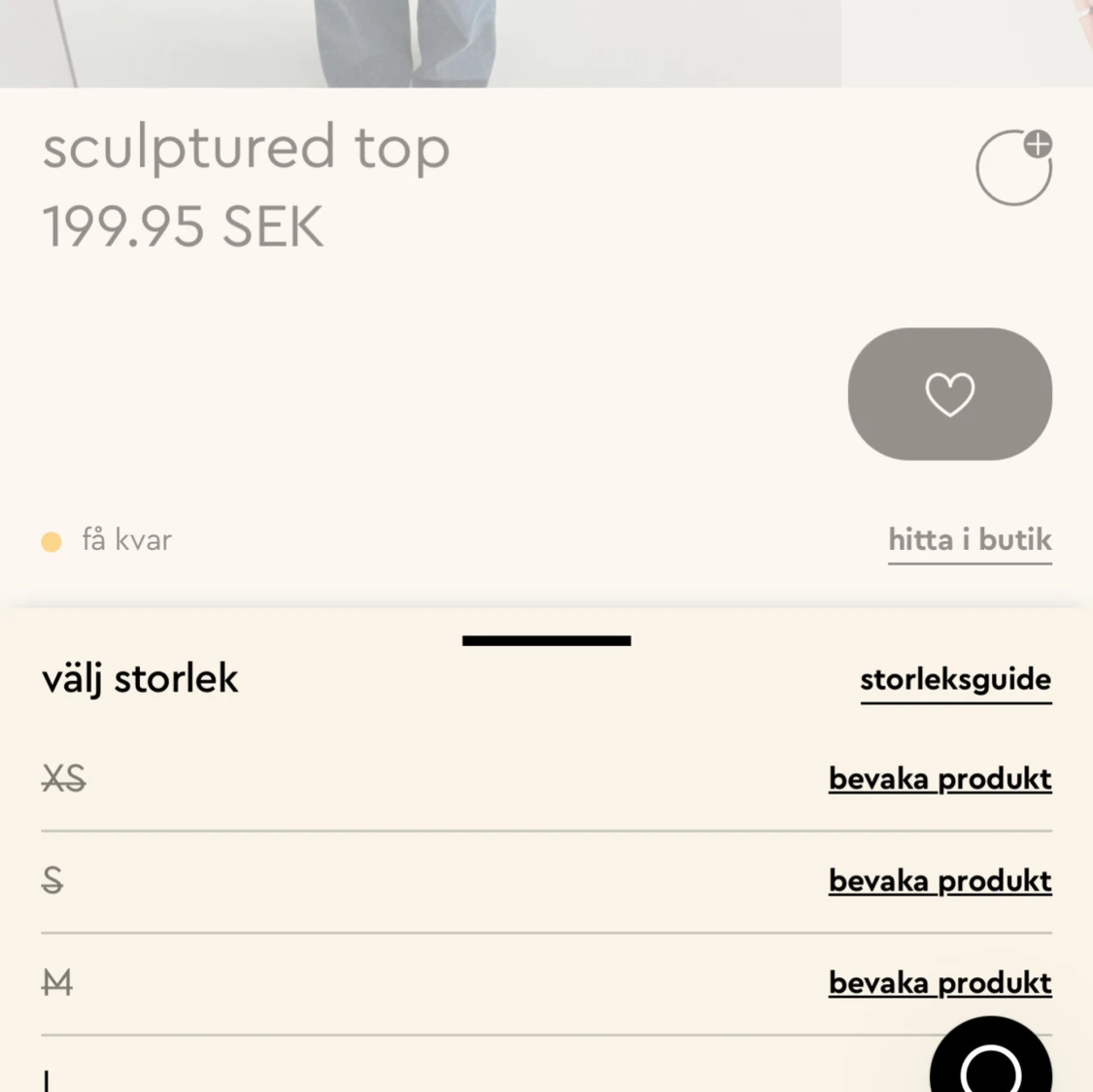 Vit croppad topp - 2