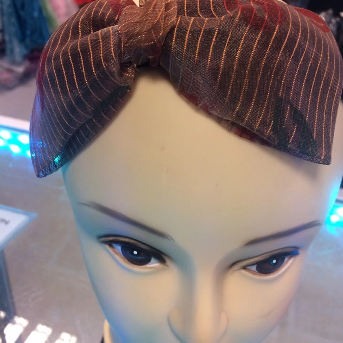 Stor diadem med rosett - 1