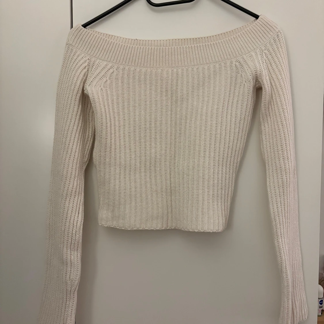 Vit offshoulder tröja H&M💕 - 2