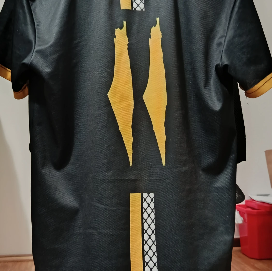 FC Palestina svart/gul fotbollströja - 1