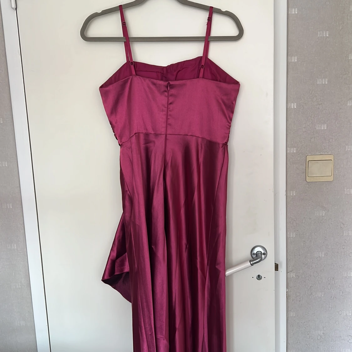 Lång rosa balklänning/fest klänning. Stl: Small  - 2