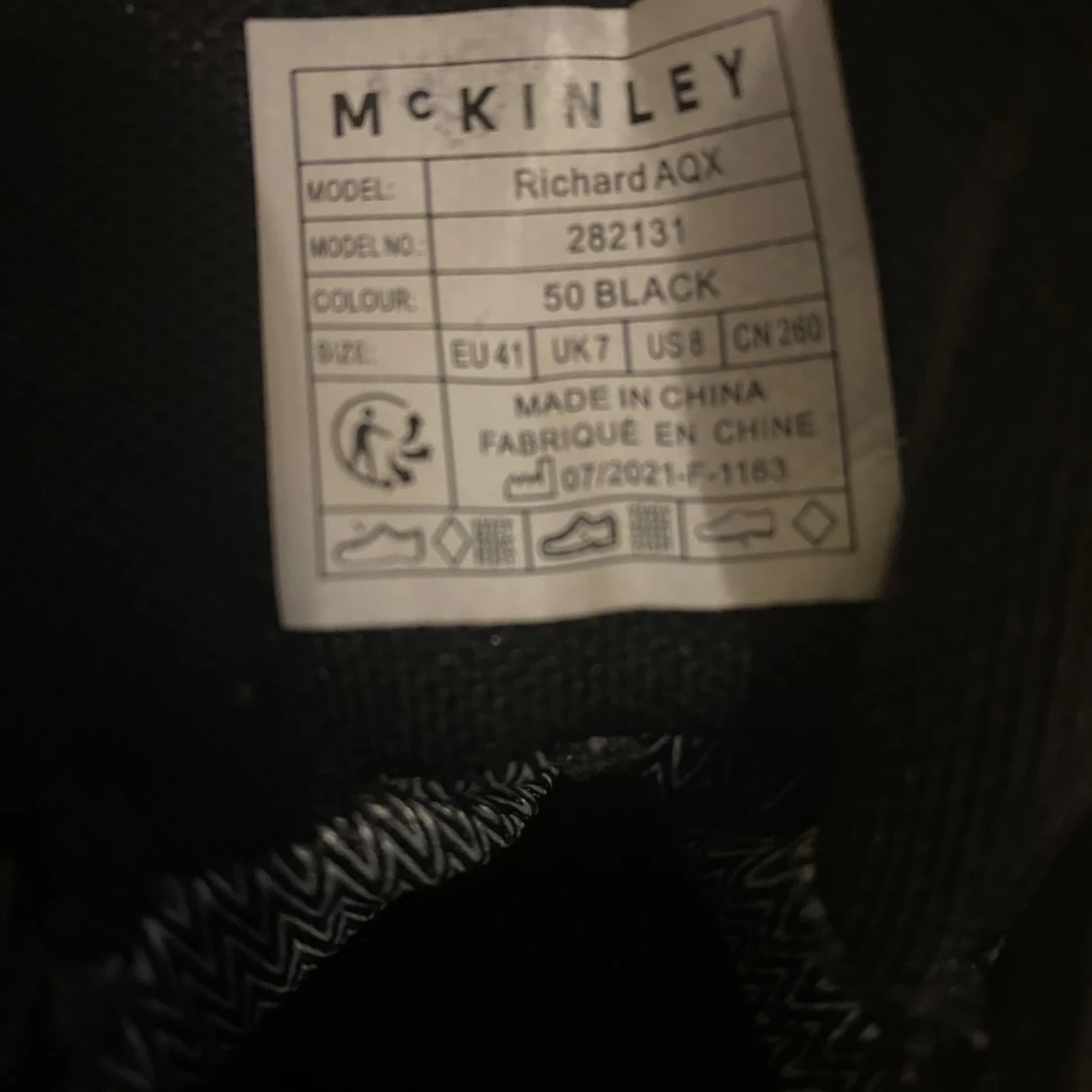 Svarta McKinley kängor strl 41 - 2