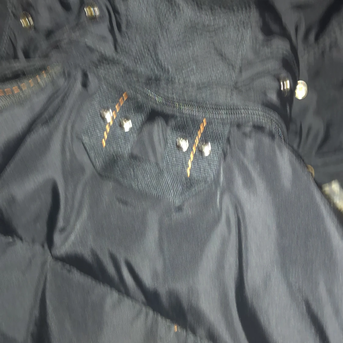 Svart Parajumpers dunjacka med fuskpäls - 3