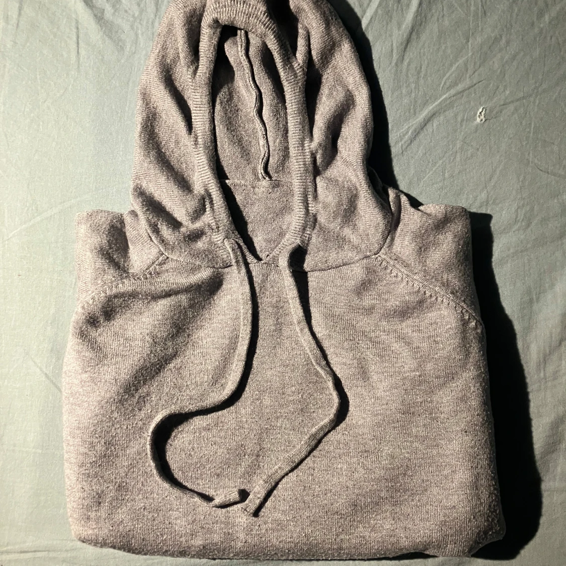 Grå Kashmir hoodie