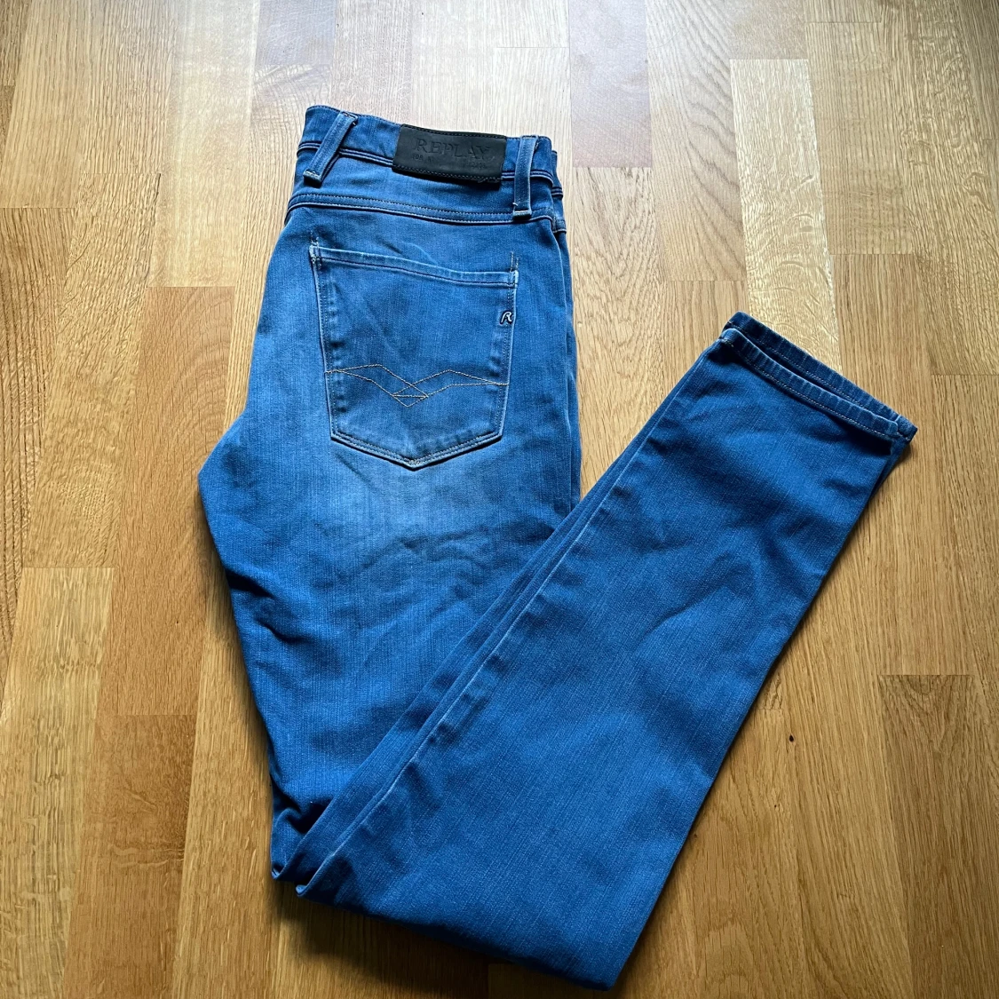 Blå Replay Anbass jeans, W29 L32