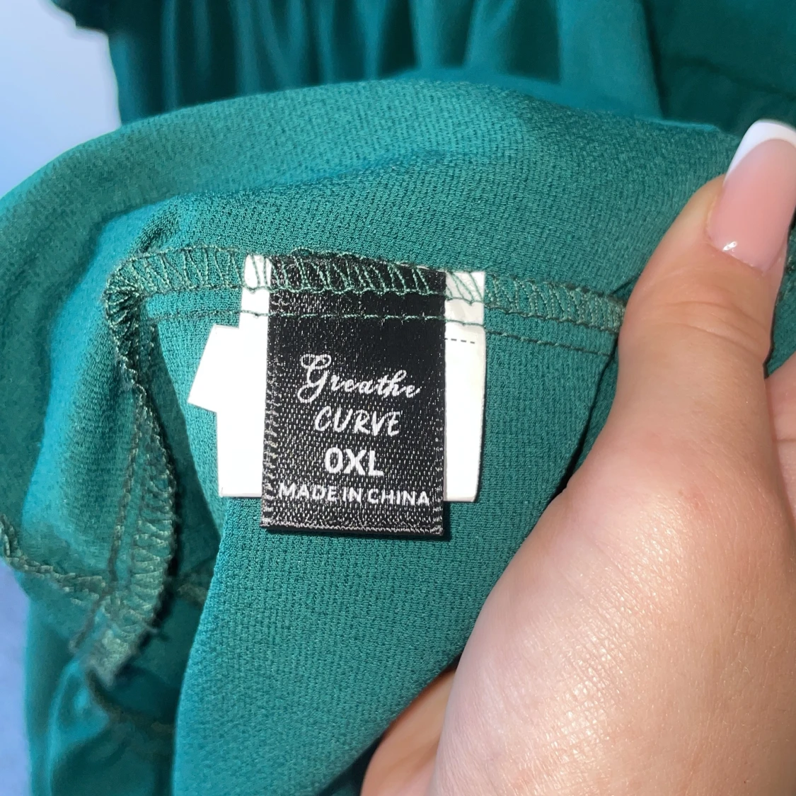 Grön volangklänning från Greathe Curve - 3