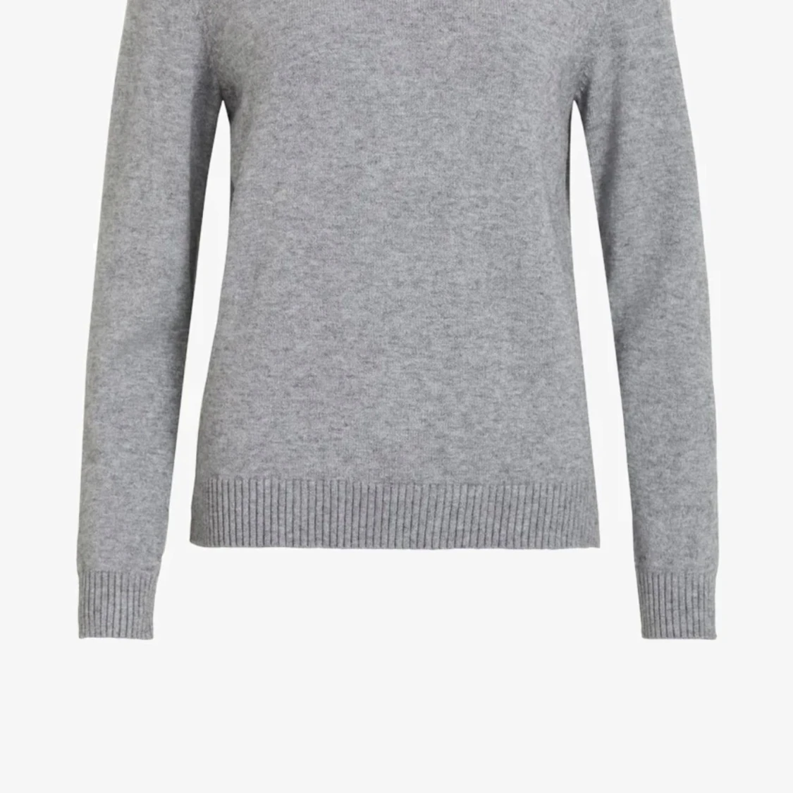 Grå stickad tröja från VILA