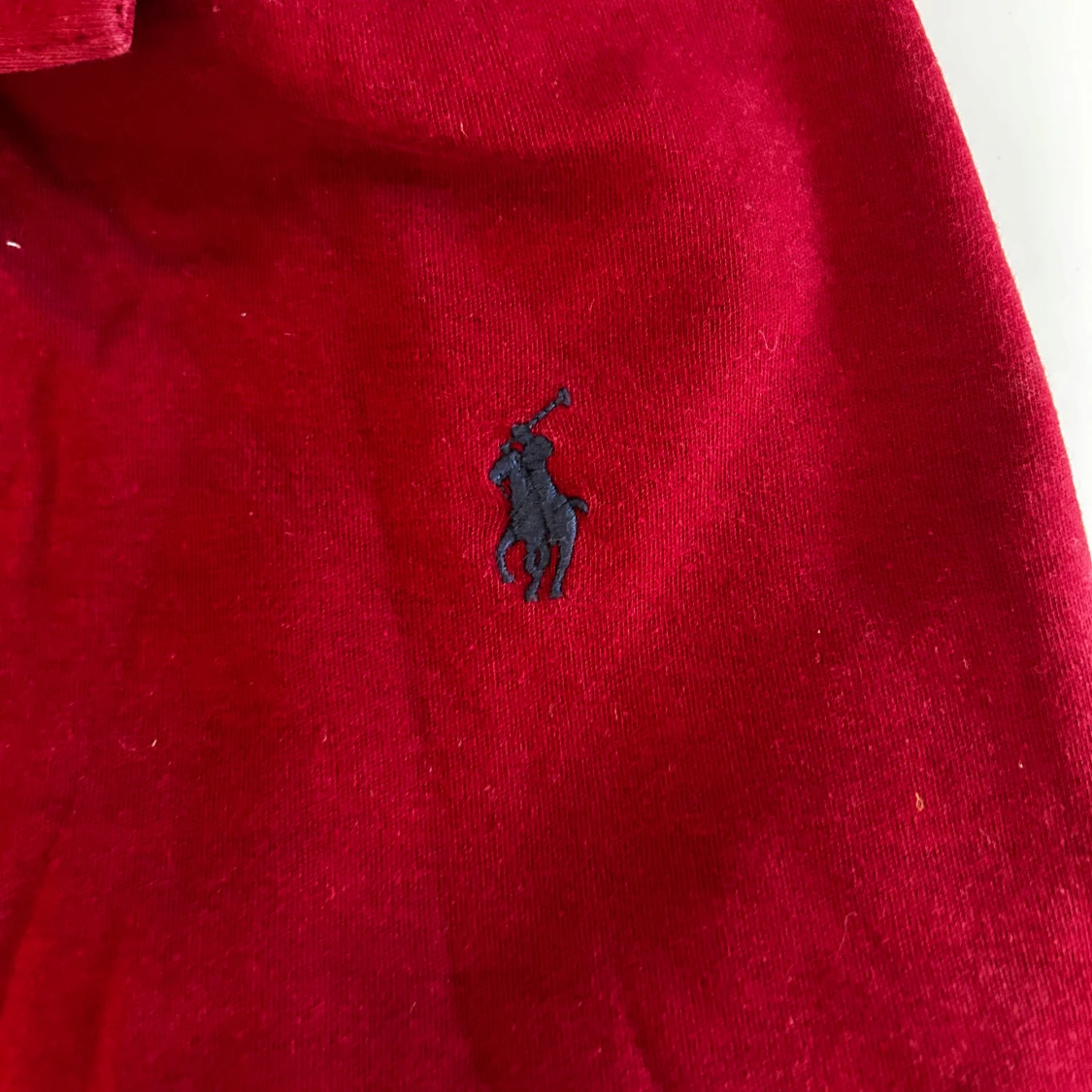 Vinröd pikétröja Polo Ralph Lauren - 1