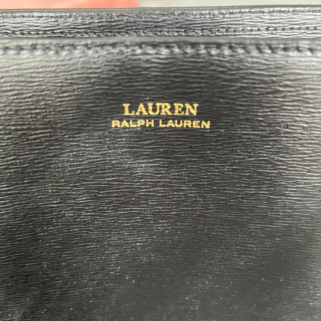 Svart axelväska från Ralph Lauren - 3