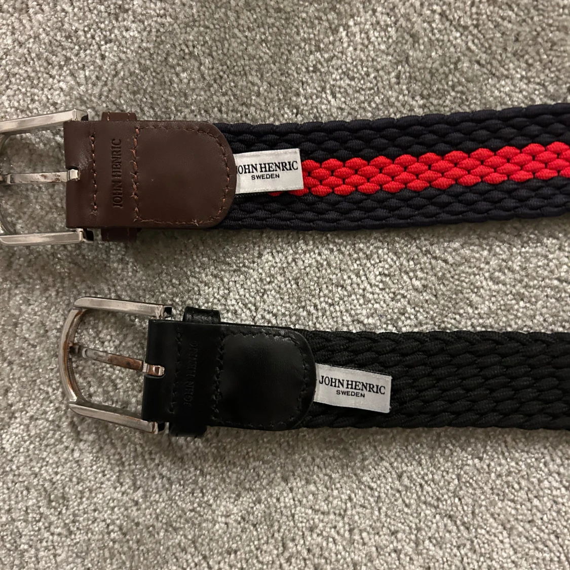 Två flätade bälten från John Henric - 1