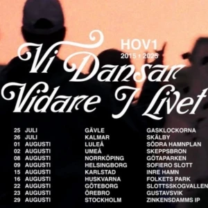 Hov1 biljett - Göteborg 22 augusti  - Säljer en av mina biljetter till Hov1s konsert ”vi dansar vidare i livet” i Göteborg den 22 Augusti. Har 2 biljetter o kan tänka mig att sälja båda vid snabb affär. Kommer självklart skicka äkthetsbevis innan! 