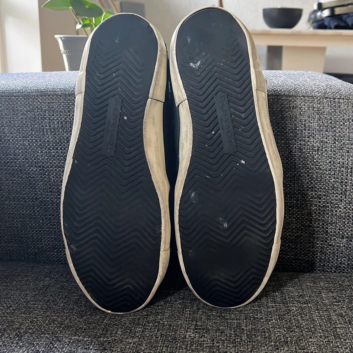 Philippe Model svarta sneakers i skinn - 4