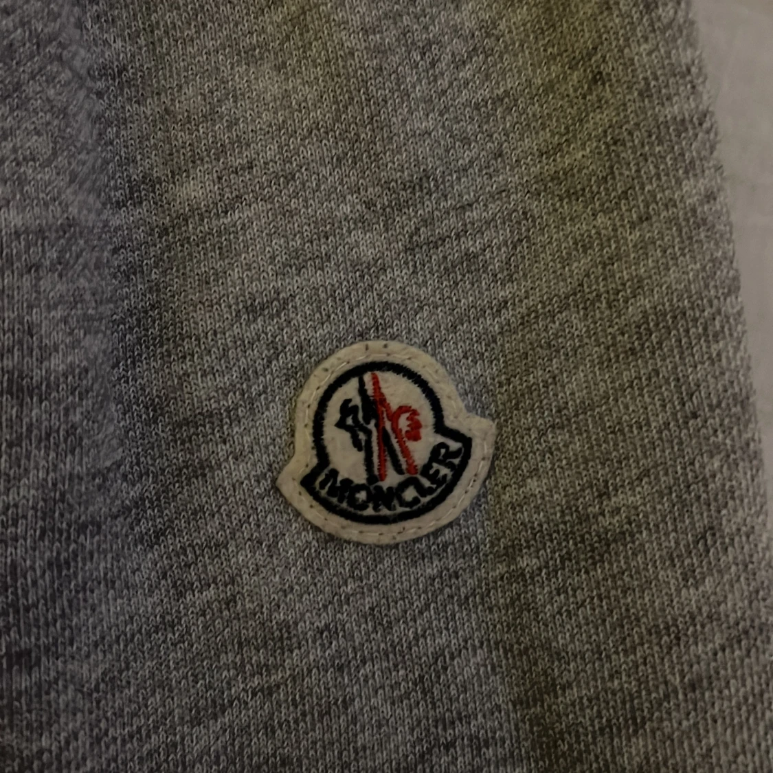 Grå Moncler hoodie med dragkedja - 4