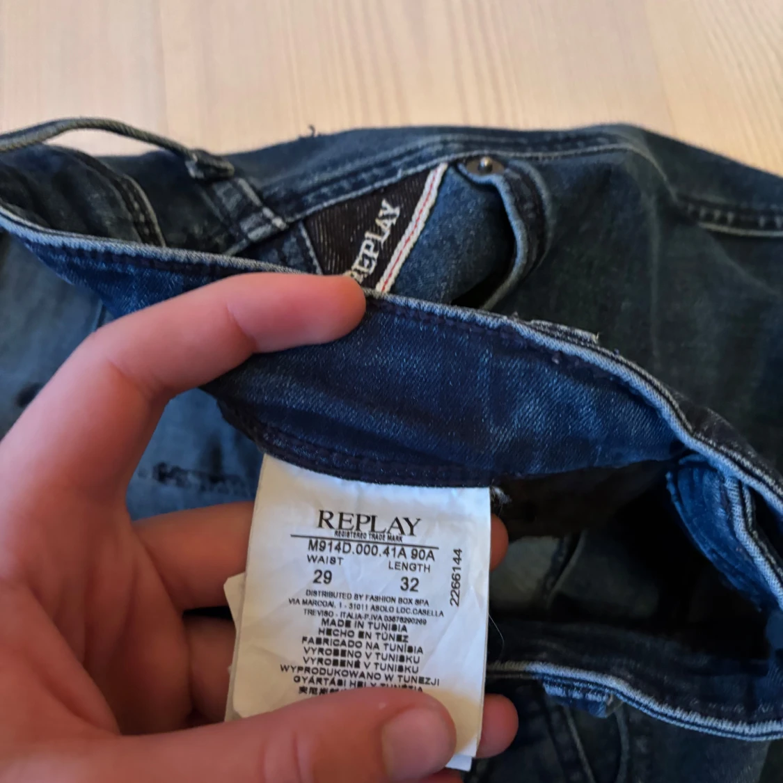 Blåa Replay jeans - 3