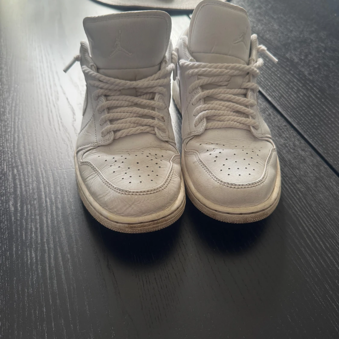 Vita Nike Air Jordans Low - 1