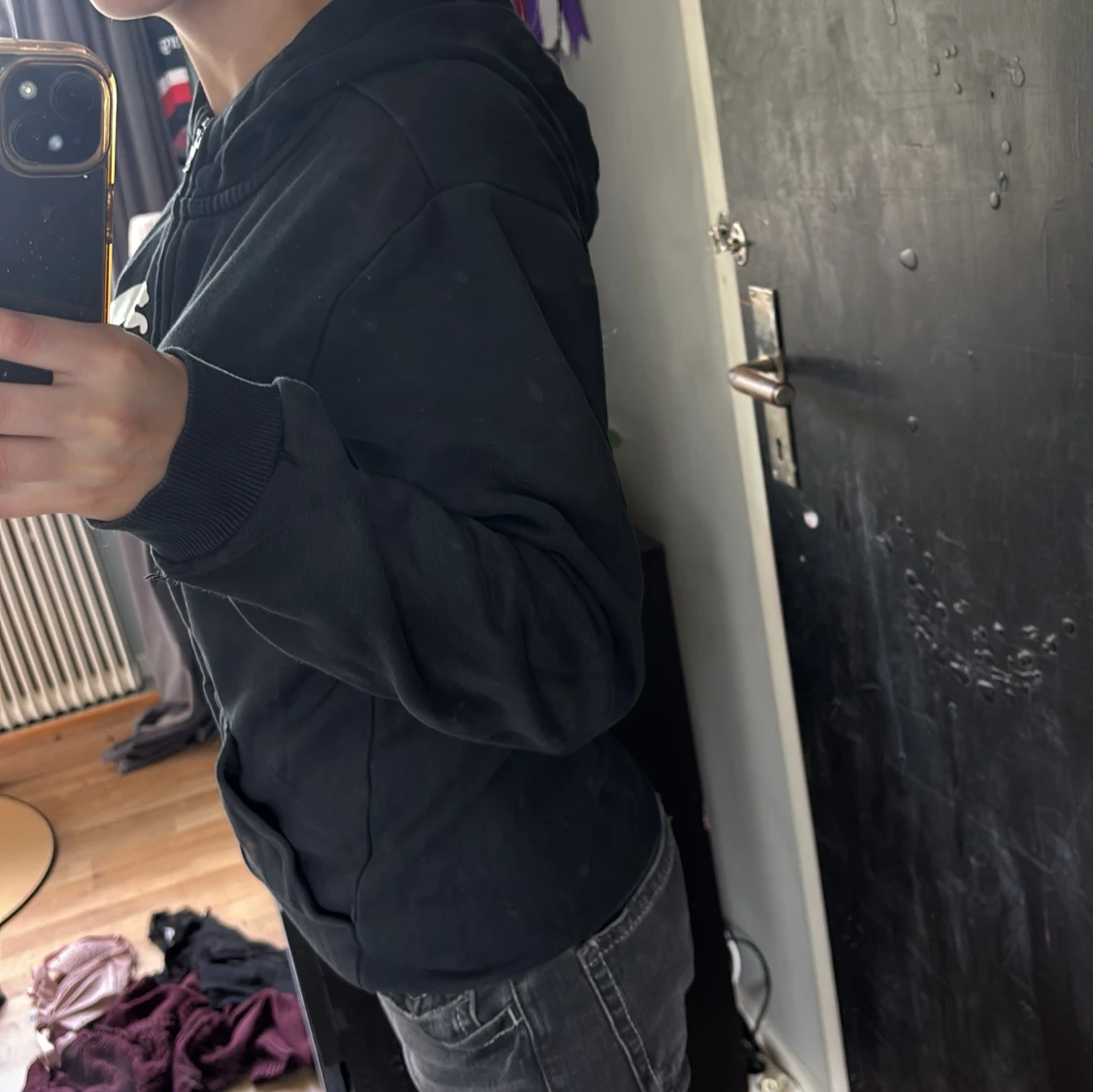 Svart kofta med dragkedja från Puma - 2