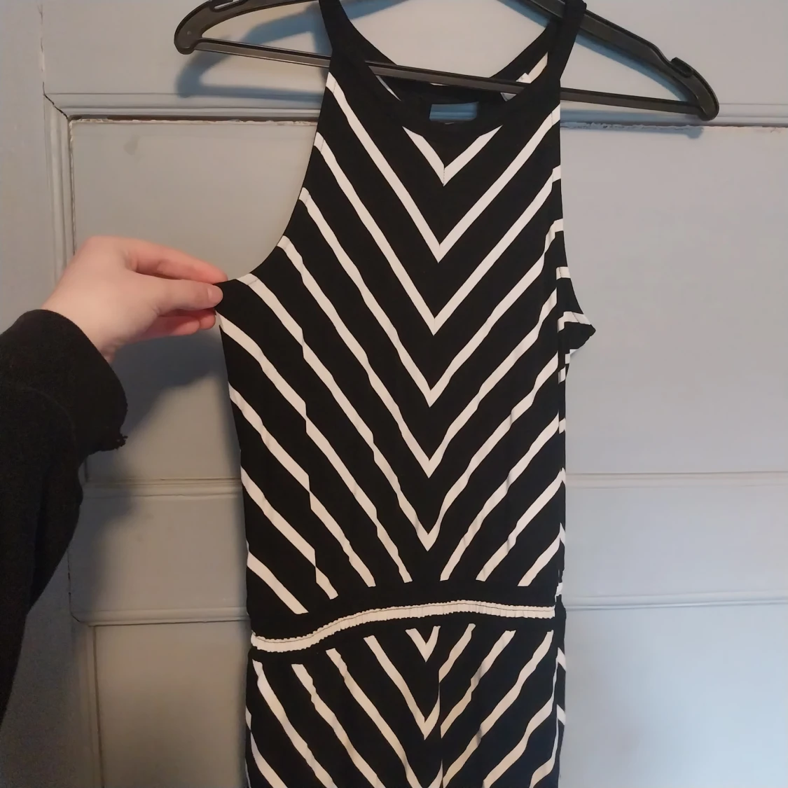 Svartvit långklänning - 2