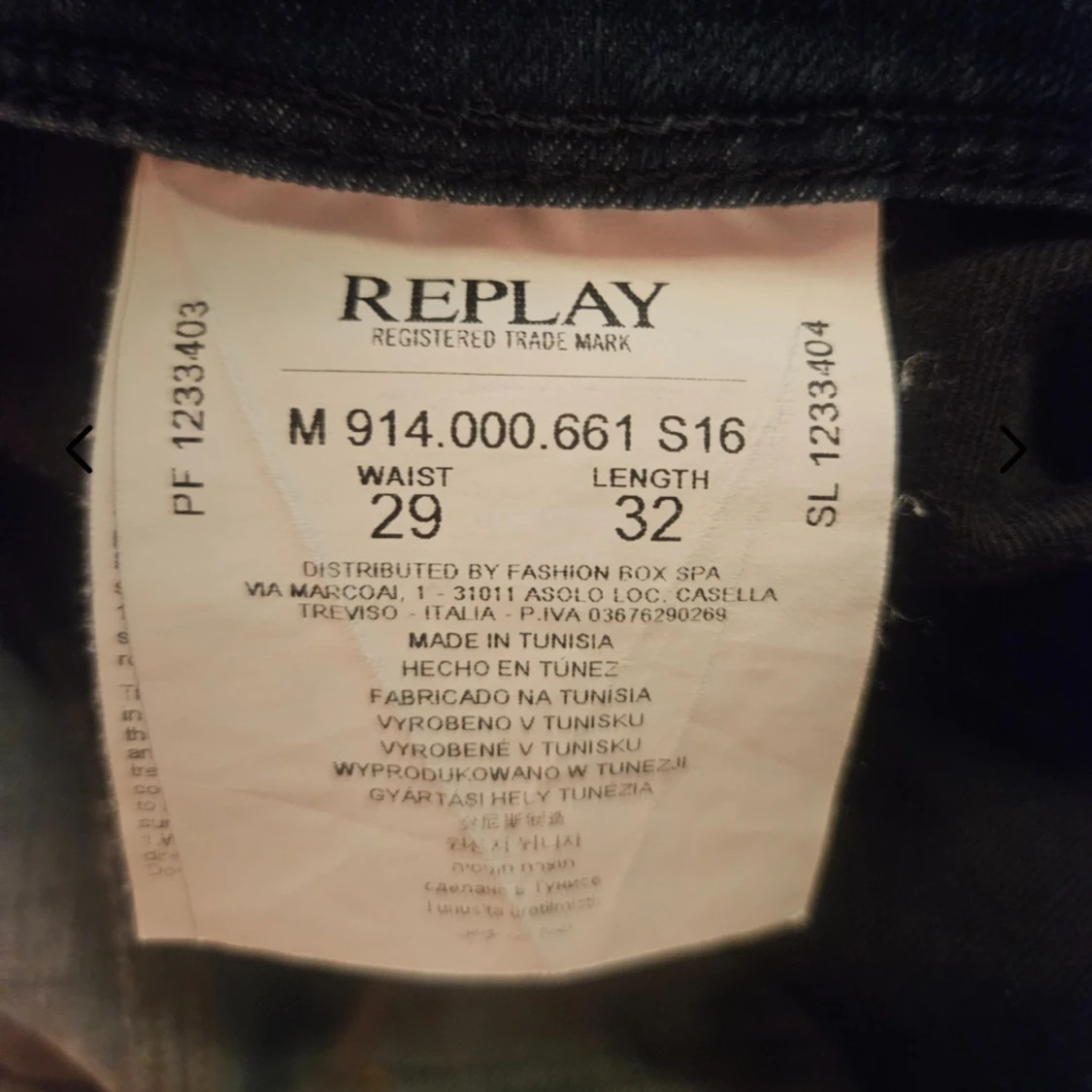 Mörkblå Replay - Hyperflex - Anbass. NYSKICK! - 2