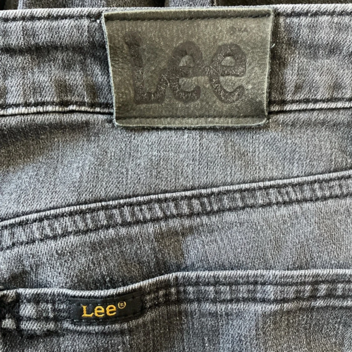 Grå bootcut jeans från Lee - 4
