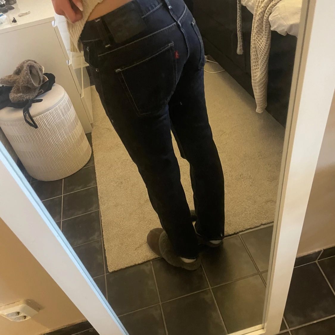 Svarta jeansbyxor - 1