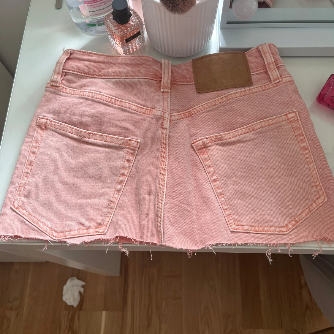 Ljusrosa jeanskjol - 1