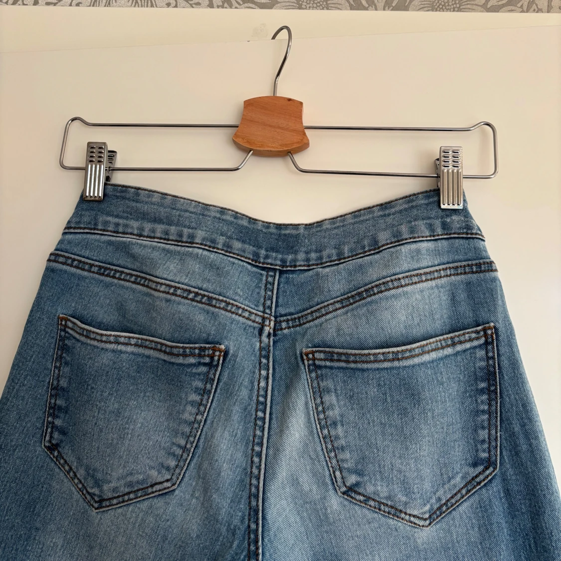 Blå bootcut jeans med låg midja Vero moda - 1