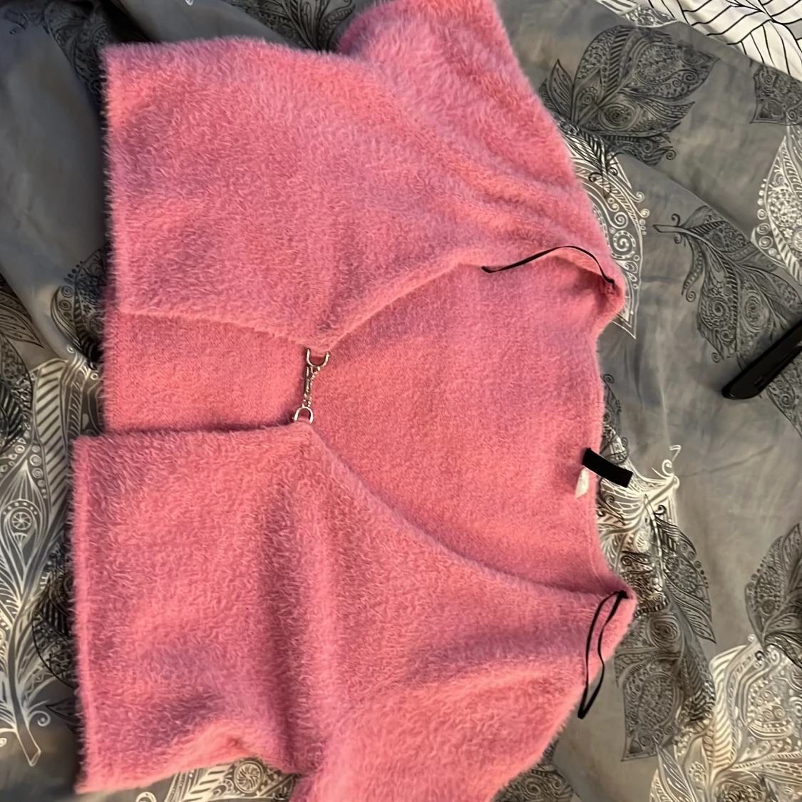 Rosa fluffig kofta från H&M Divided - 2