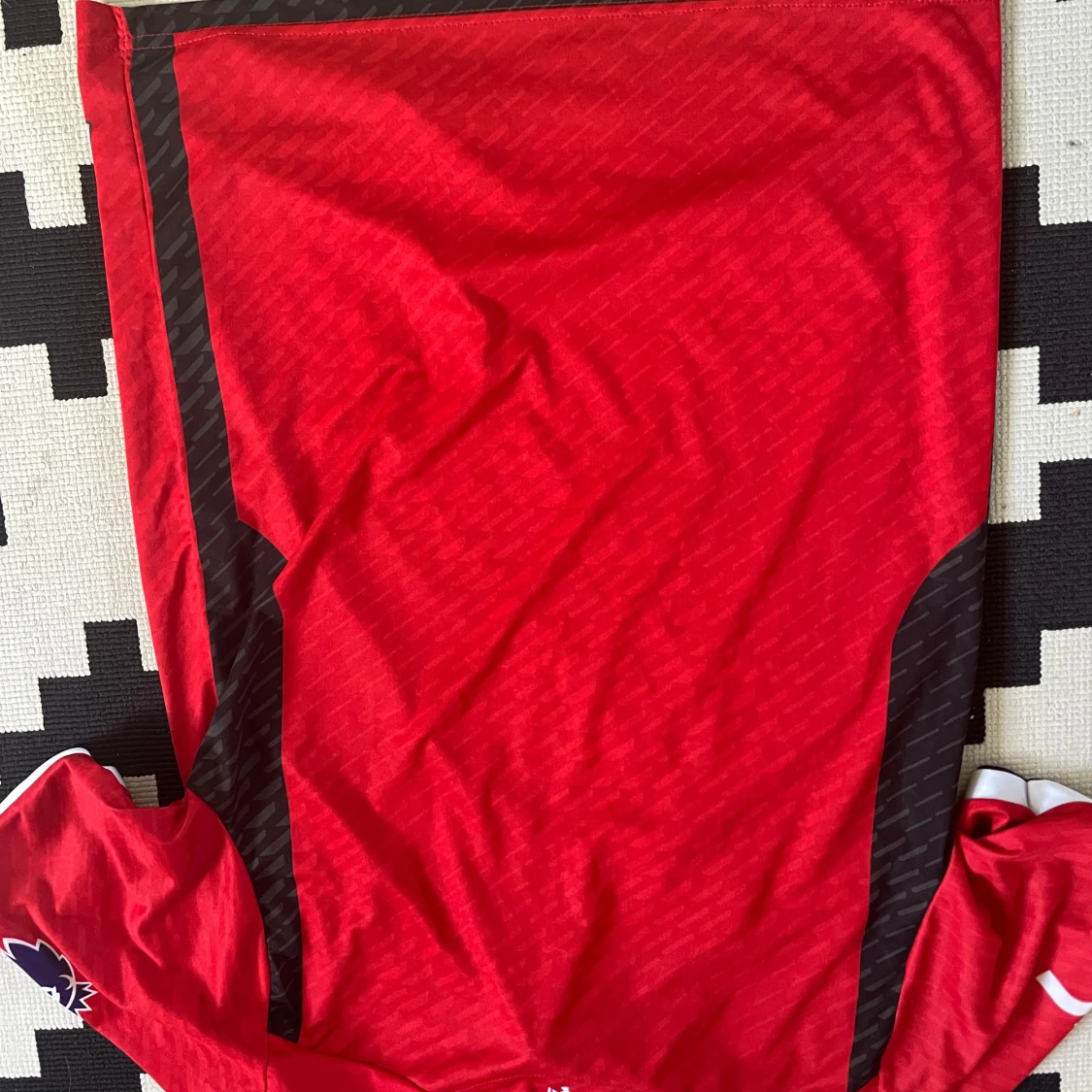 Manchester United röd matchtröja Adidas S - 1