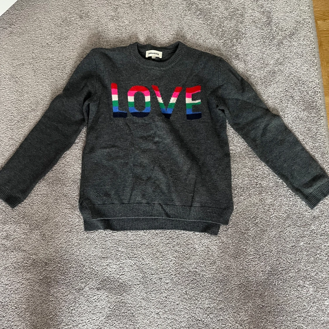 Mörkgrå stickad tröja LOVE Zadig & Voltaire - 4