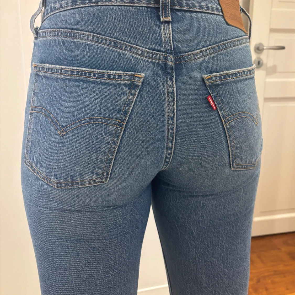 Levi's 501 blå bootcut jeans