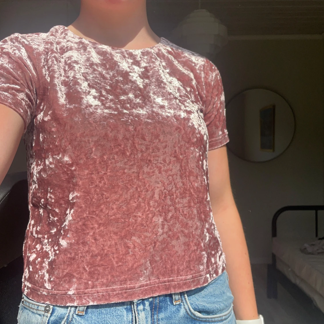 Rosa sammetsblus från Dry Lake XS