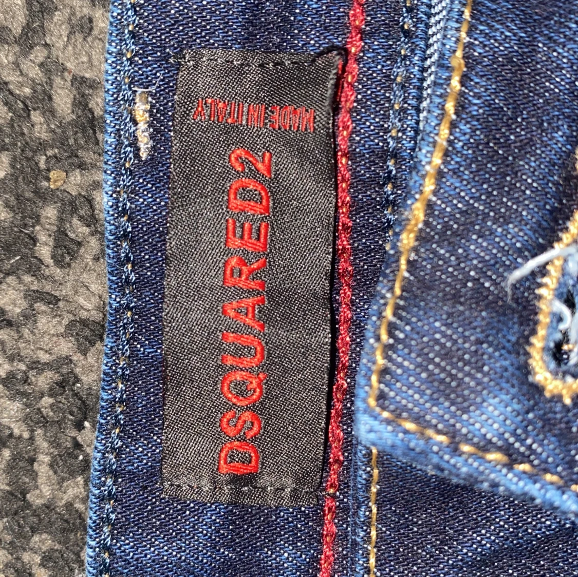 Dsquared2 blå skinny jeans med detaljer - 4