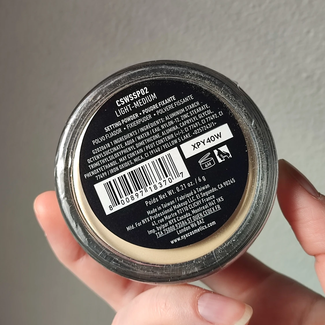 Löspuder från NYX Light-Medium - 1