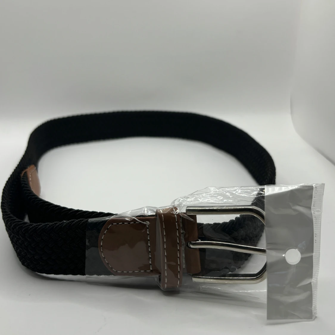 Svart flätat bälte ifrån Revenite 